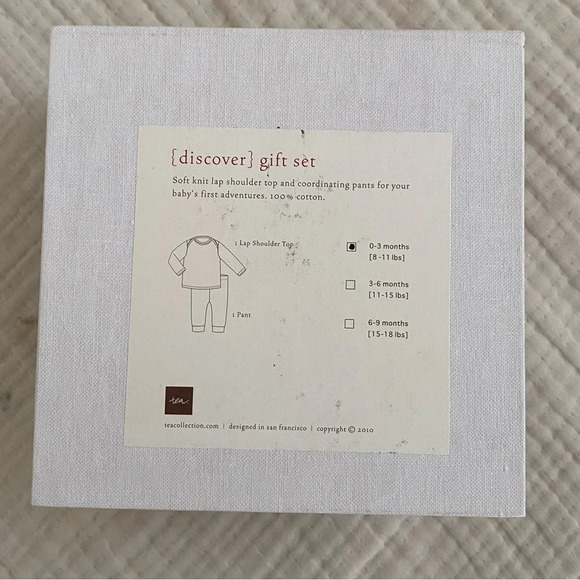 Tea Collection Baby Boy Top And Pants Gift Set - Picture 4 of 5